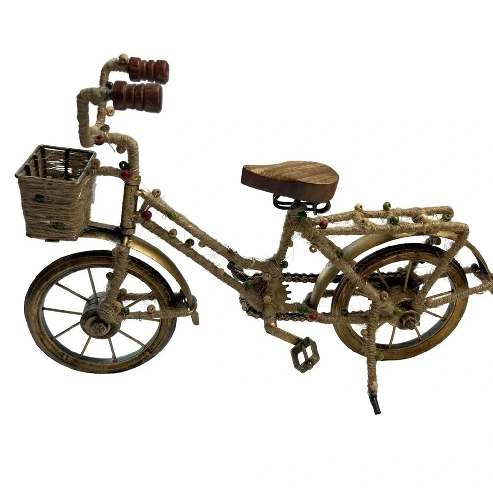 Bicycle Decor Statu Model 15” X 11”Photography Prop Bike Love Farmhouse Art Mini